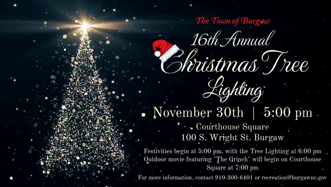 Town of Burgaw Christmas Tree Lighting